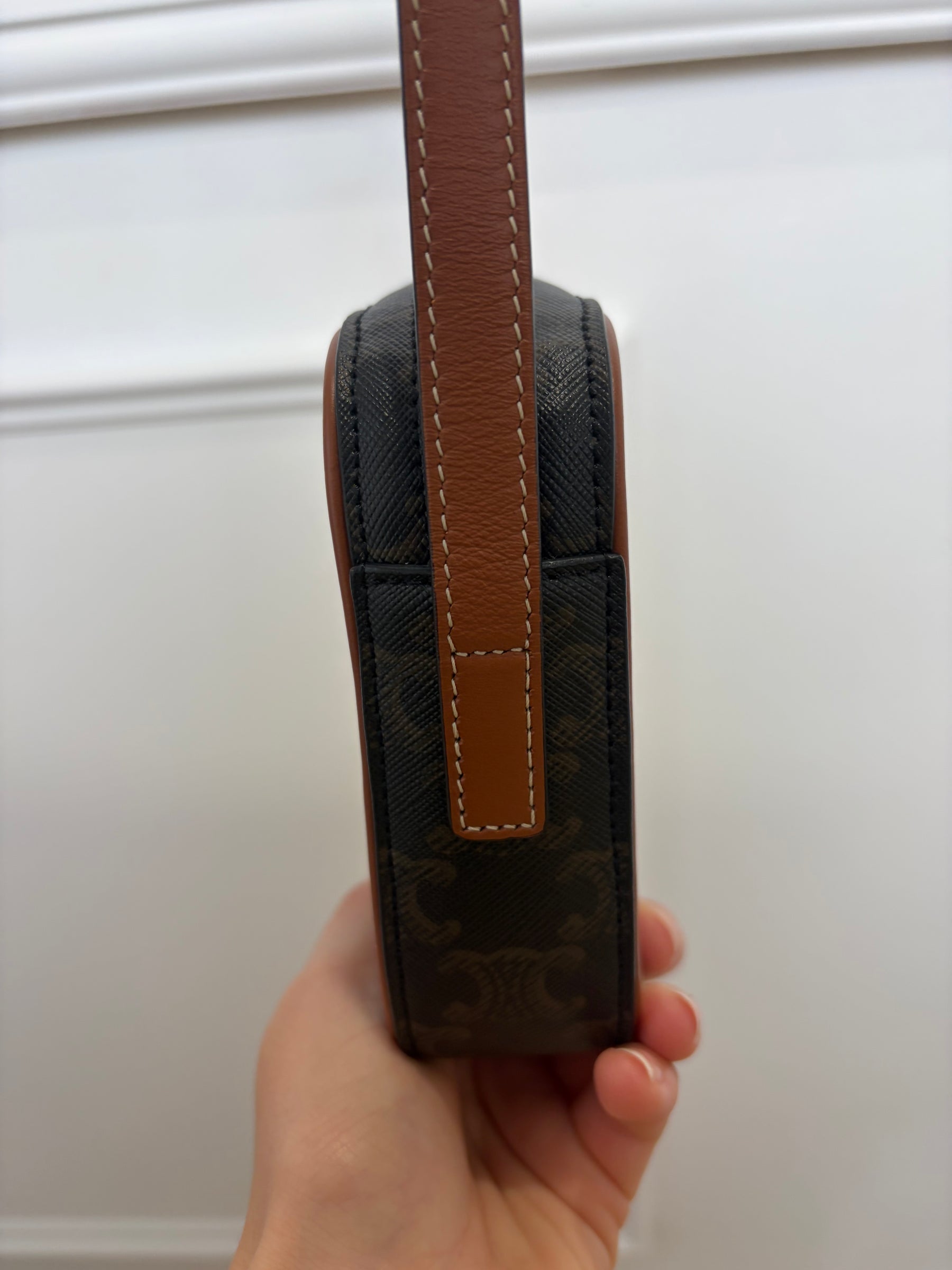 Celine Triomphe Mini Camera Canas Shoulder Bag
