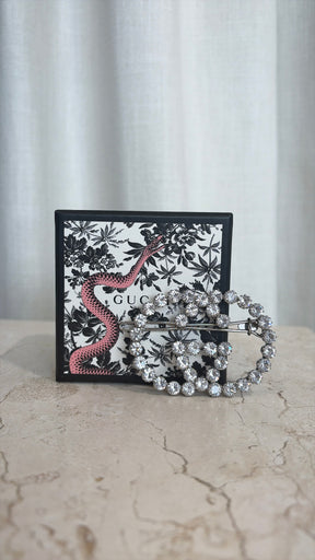 Gucci Crystal GG Clip