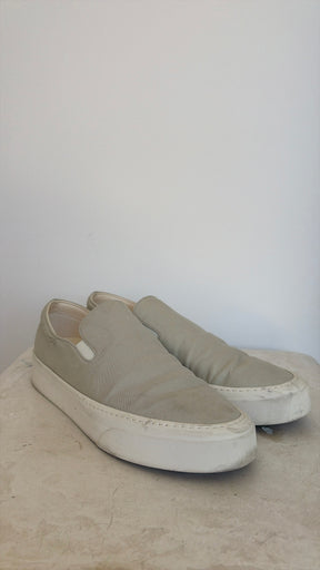 The Row Stone Canvas Slip On Sneaker, 40