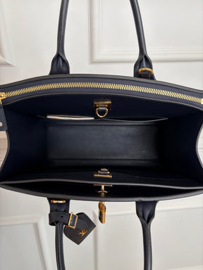 Louis Vuitton Calfskin Trunk City Steamer MM Bag