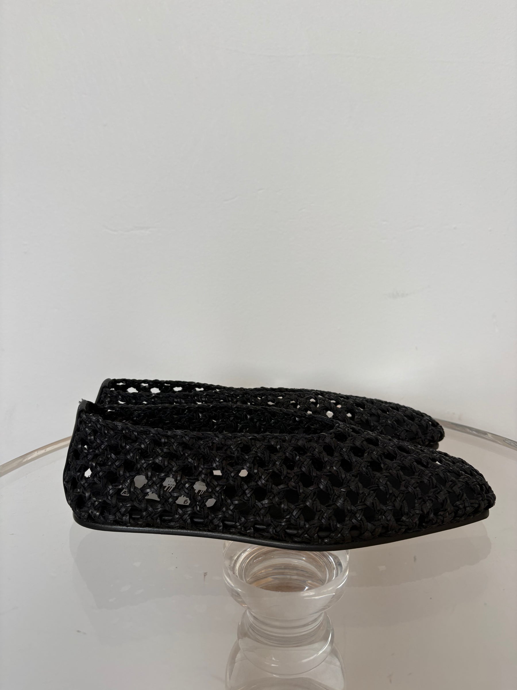 Camilla and Marc Braided Flat Shoes Black, 38