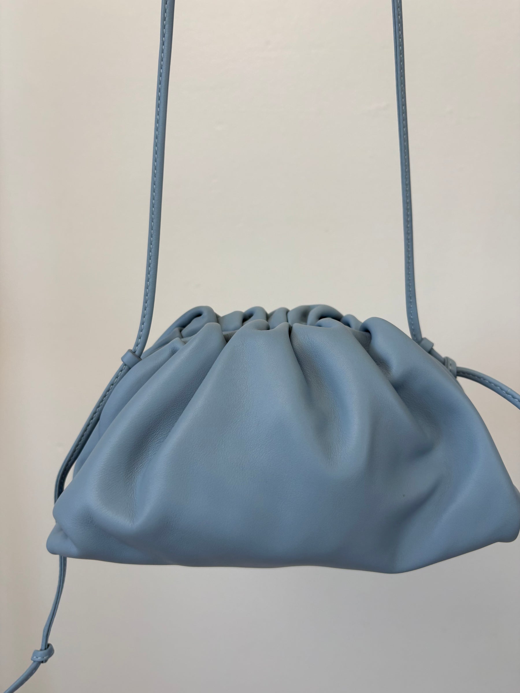 Bottega Veneta The Mini Pouch Crossbody Bag Blue