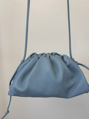 Bottega Veneta The Mini Pouch Crossbody Bag Blue