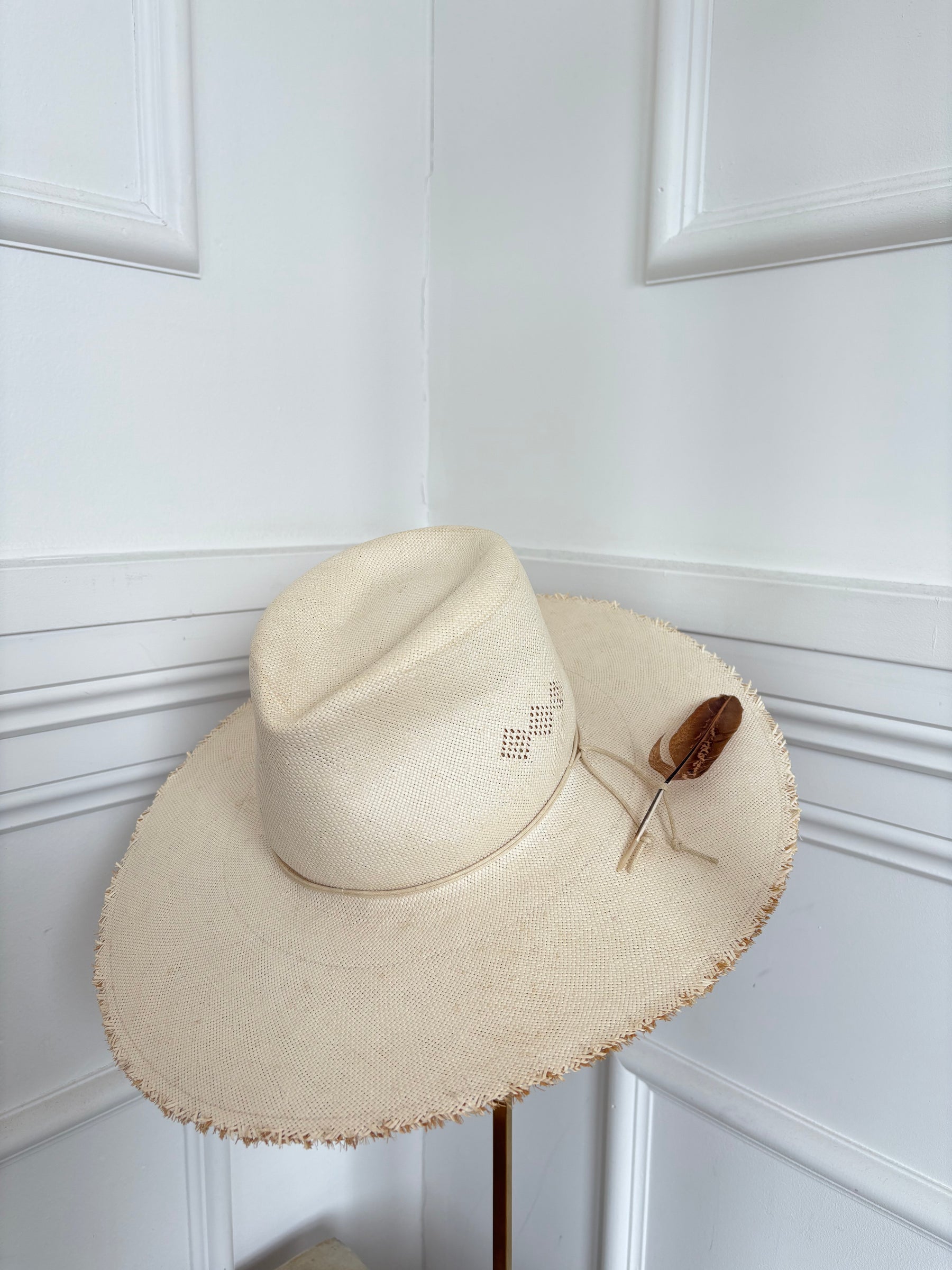 Zimmermann x Hatmaker Straw Sun Hat, Small