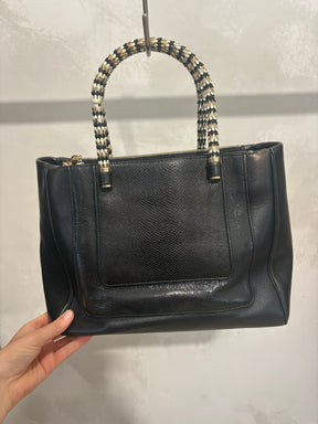 Bvlgari Serpenti Tote Bag  Snake Skin And Leather