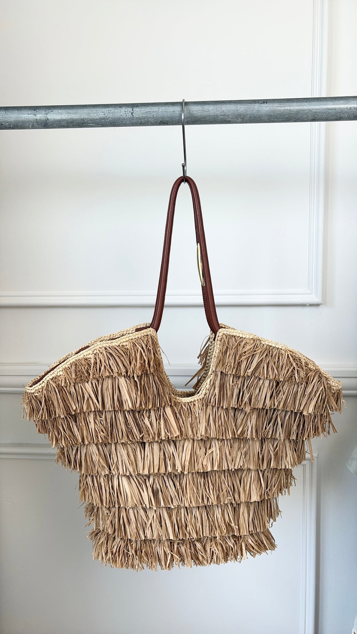 Zimmermann Goldentime Medium Fringe Tote