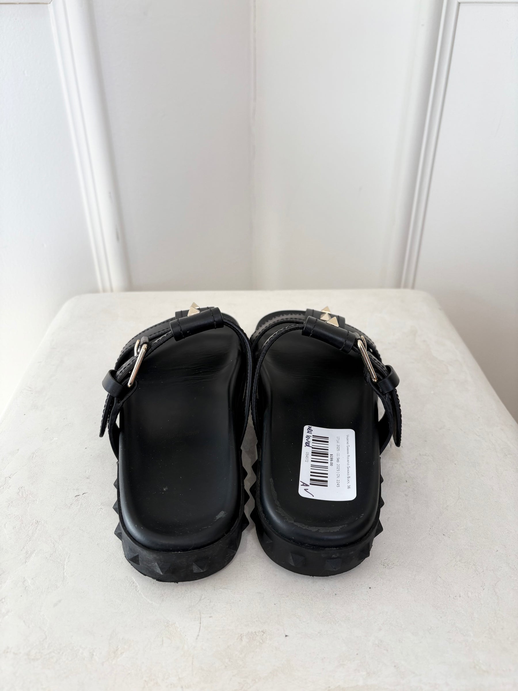Valentino Garavani Rockstud Sandals Black, 36