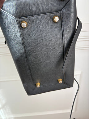 Celine Black Leather Belt Bag