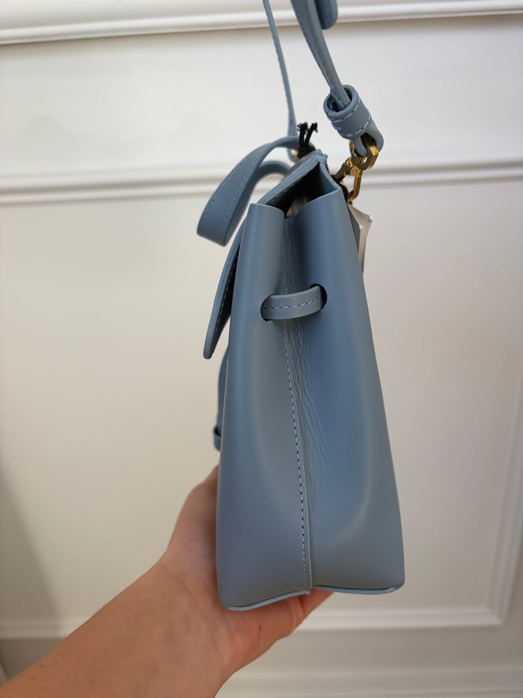 Mansur Gavriel Misty Blue Cross Body bag