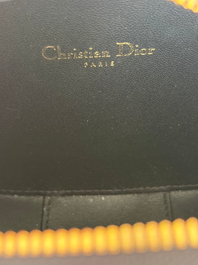 Dior Black Leather CD Signature Pouch Crossbody