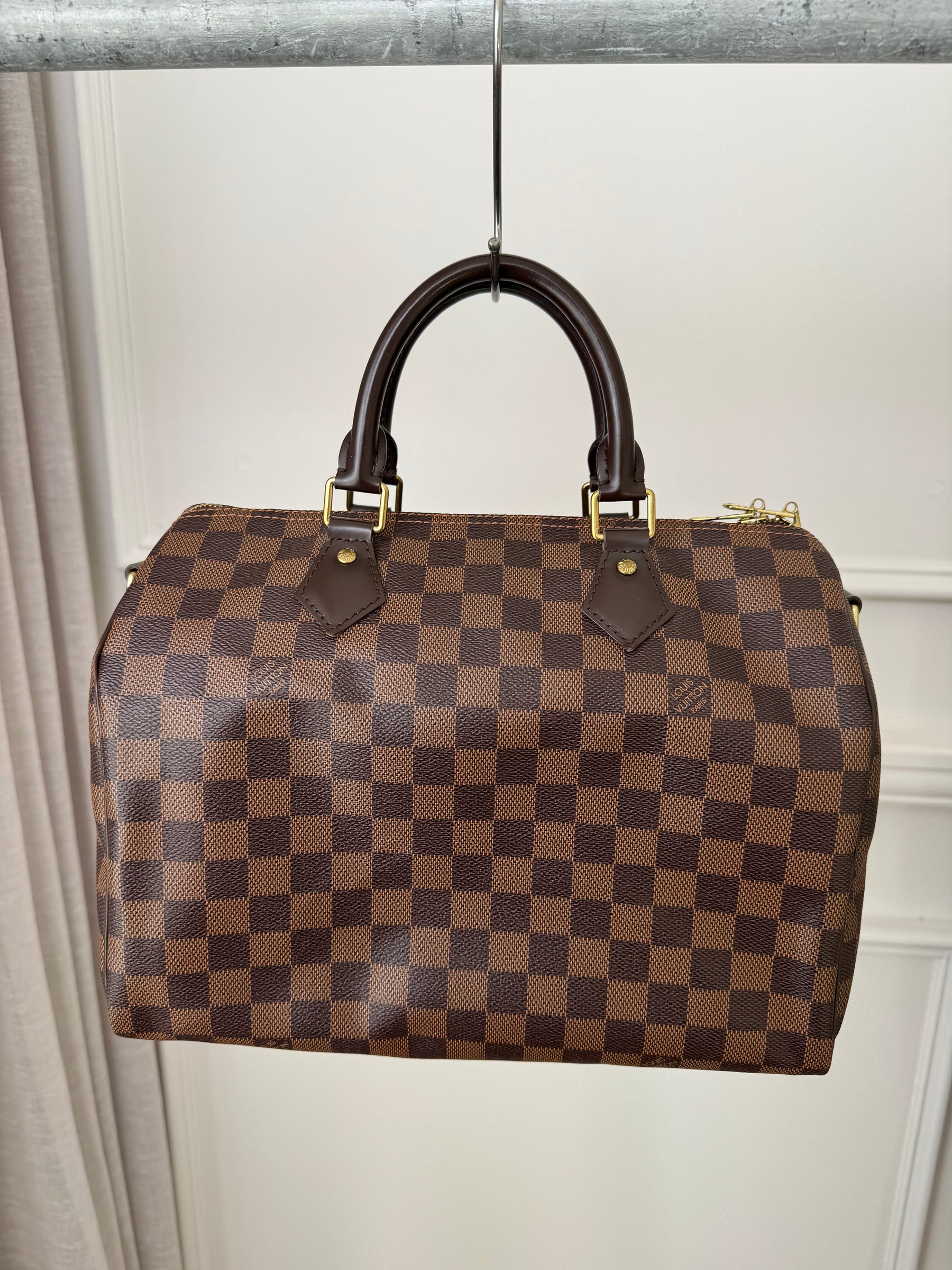 Louis Vuitton Damier Ebene Speedy Bandouliere 30