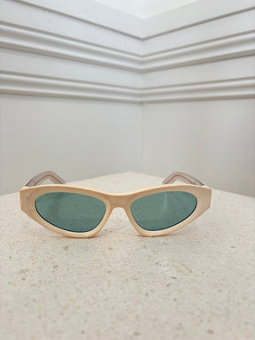 Zimmermann Echo Cat Eye Sunglasses Cream - unable to consign - discoloured