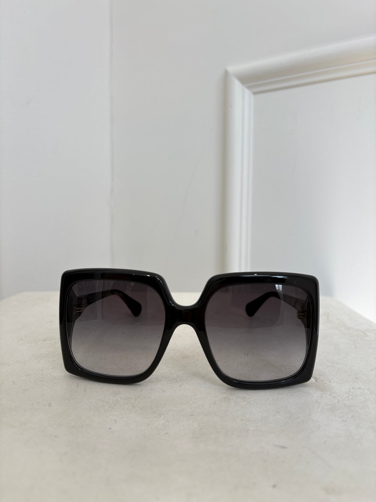 Gucci Oversized Black Square Sunglasses