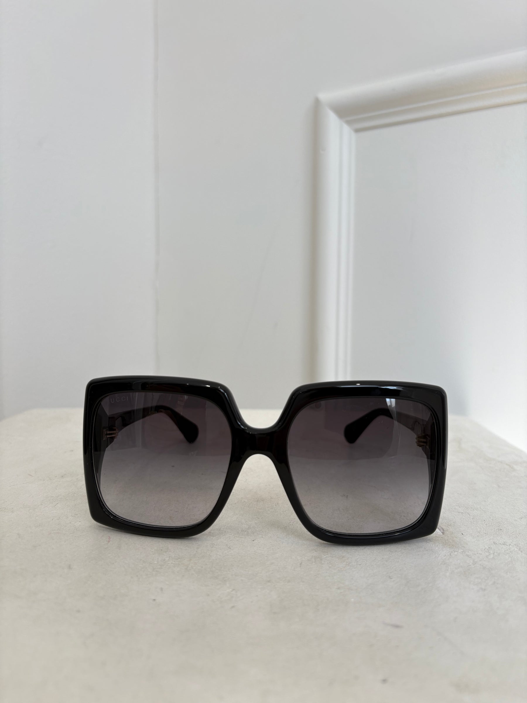 Gucci Oversized Black Square Sunglasses