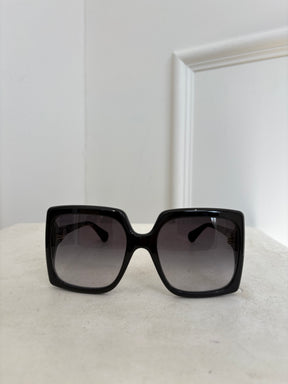 Gucci Oversized Black Square Sunglasses
