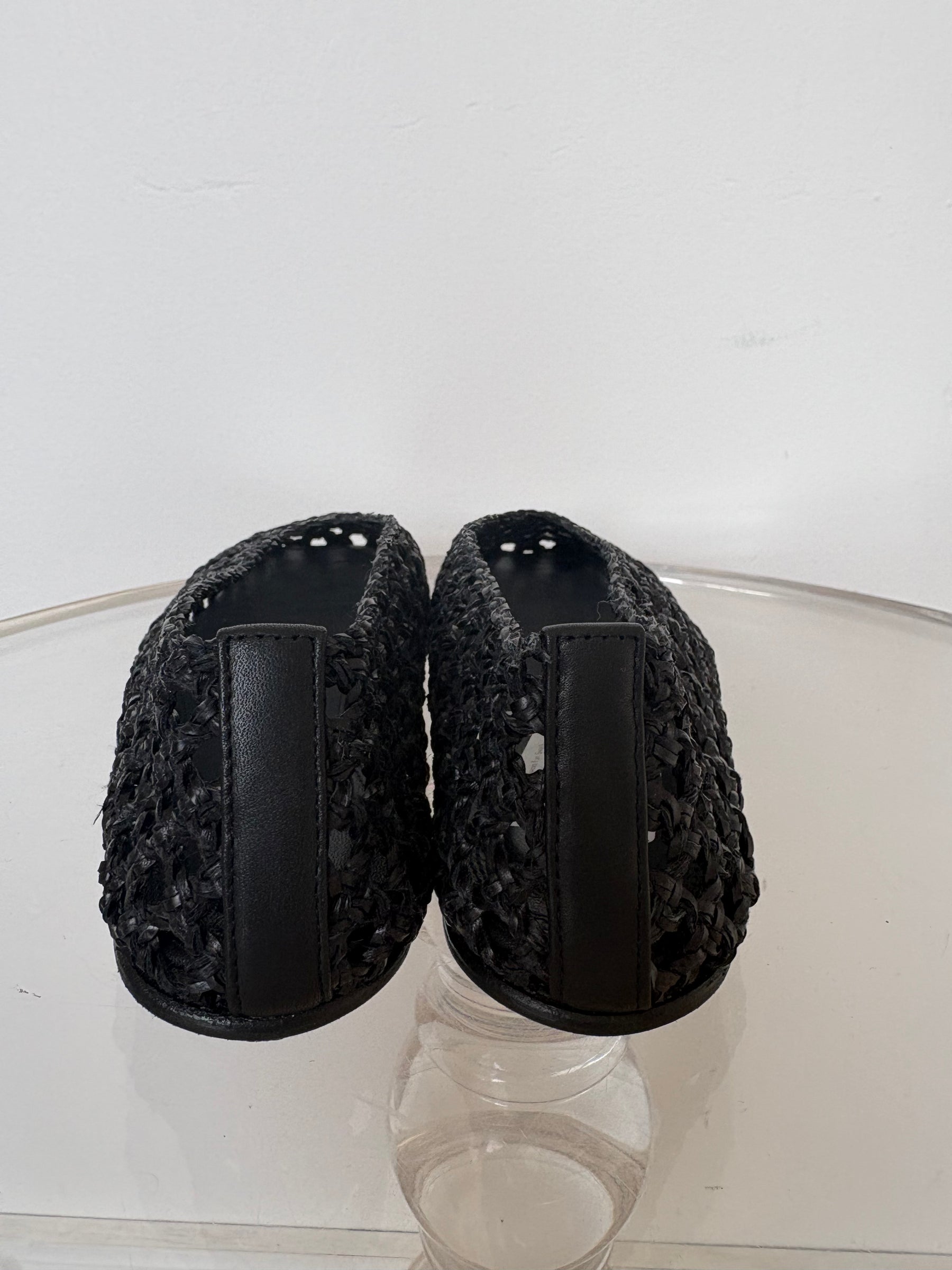Camilla and Marc Braided Flat Shoes Black, 38