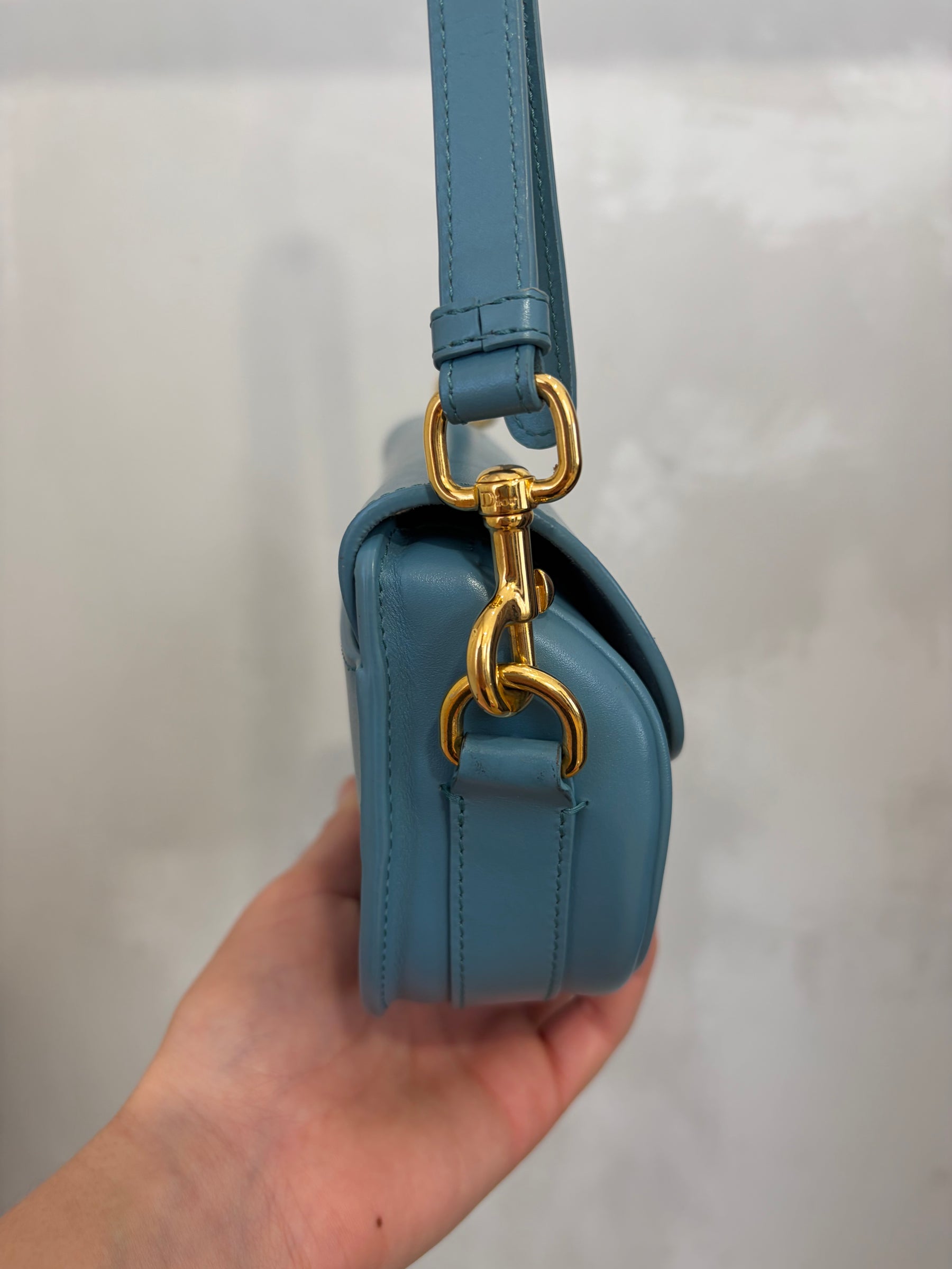 Dior Powder Blue Bobby East West Bag