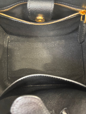 Tom Ford Black Leather Bucket Bag