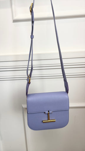 Tom Ford Lilac Leather T Bag