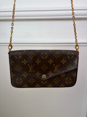 Louis Vuitton Felicie Pochette Monogram Cross Body Pouch