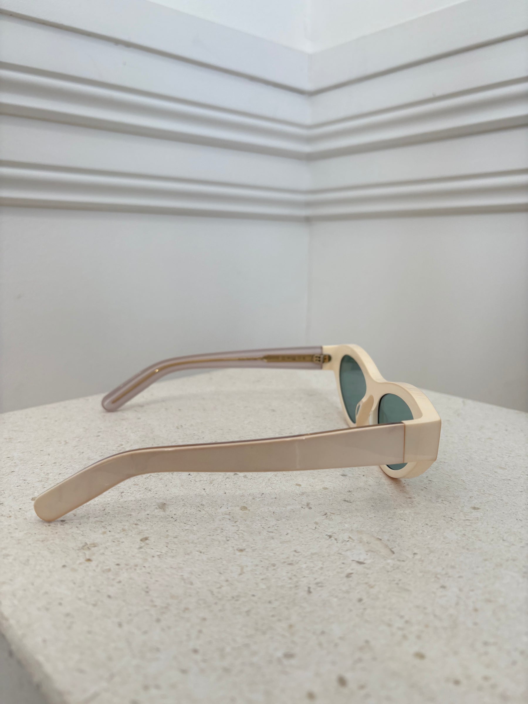 Zimmermann Echo Cat Eye Sunglasses Cream - unable to consign - discoloured