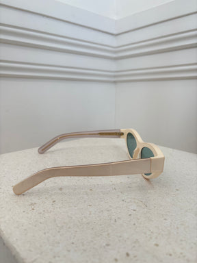 Zimmermann Echo Cat Eye Sunglasses Cream - unable to consign - discoloured