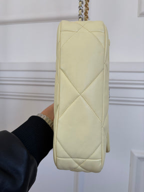 Chanel 19 Yellow Leather Crossbody Bag