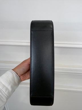 Saint Laurent Black Leather Lé 5 á 7 Shoulder Bag