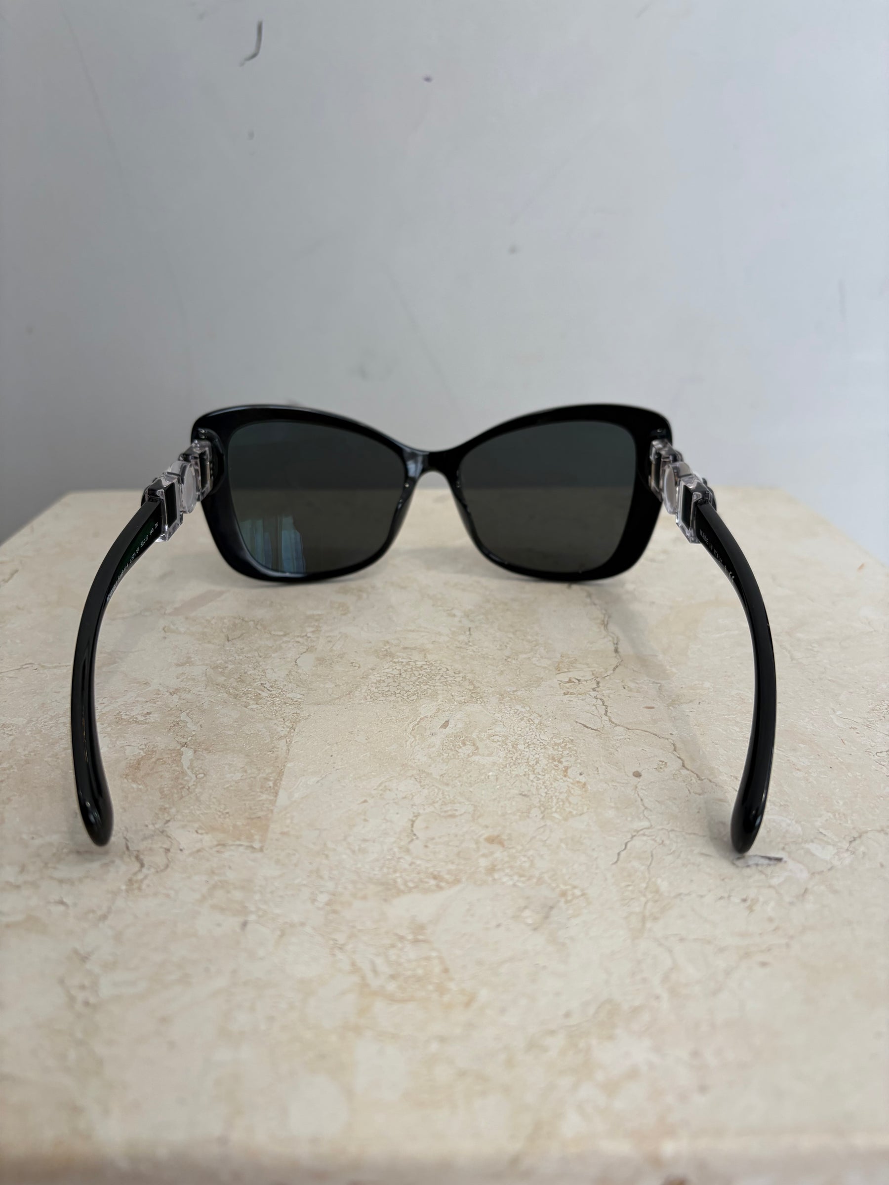 Chanel Butterfly Sunglasses With Pearl Detail