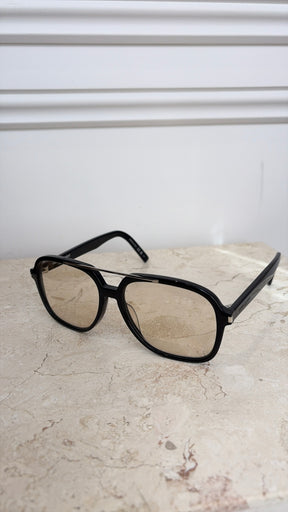 Saint Laurent Black SL545 Clear Lens Glasses