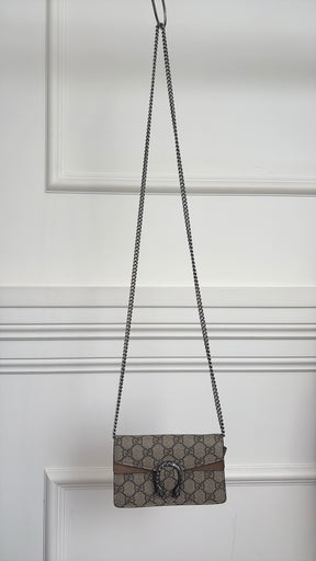 Gucci Dionysus Super Mini Chain Shoulder Crossbody Bag