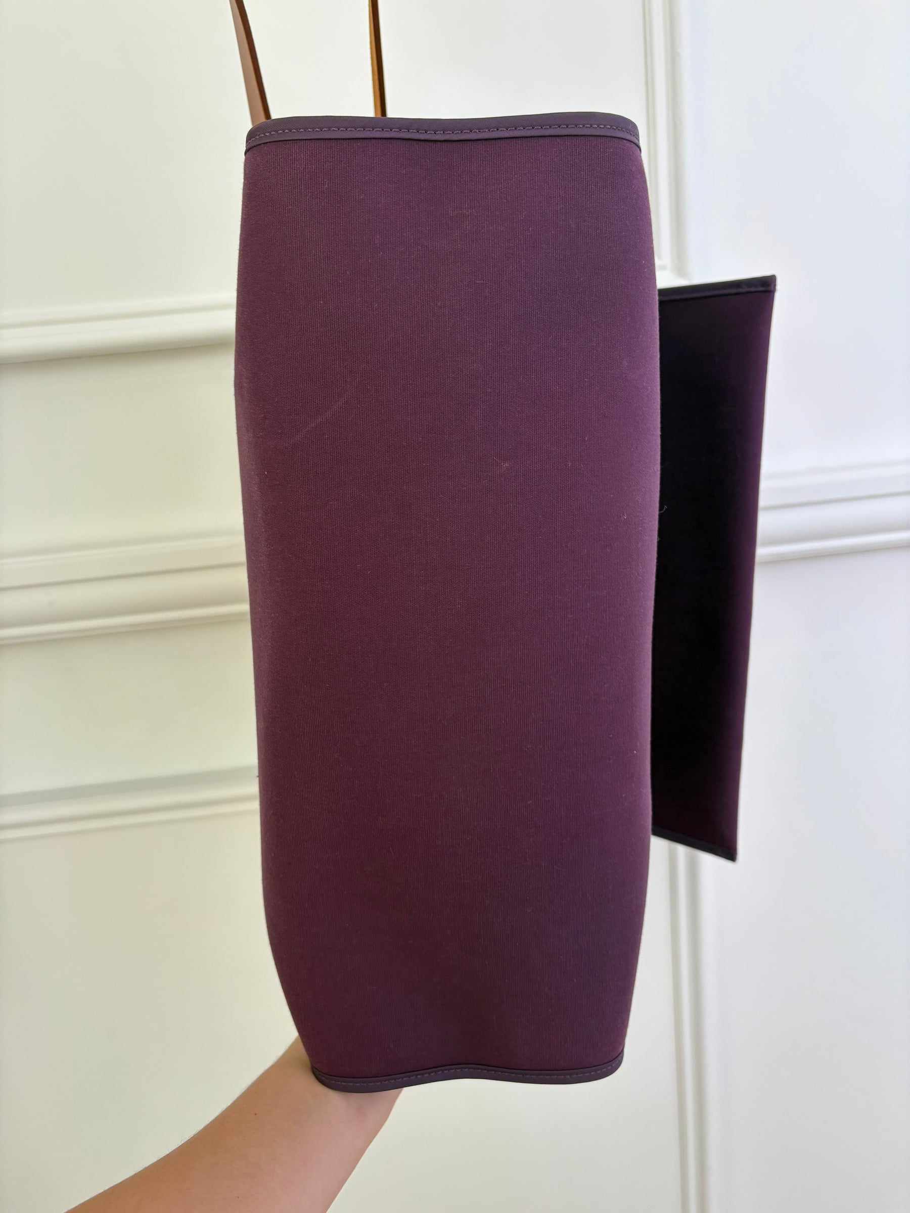 Hermès Purple Canvas Her Bag 39
