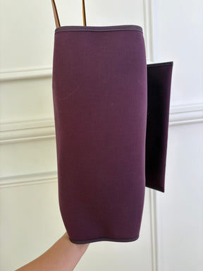 Hermès Purple Canvas Her Bag 39