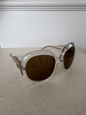 Balenciaga Clear Round Sunglasses