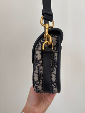Dior Navy Oblique Canvas Bobby Bag