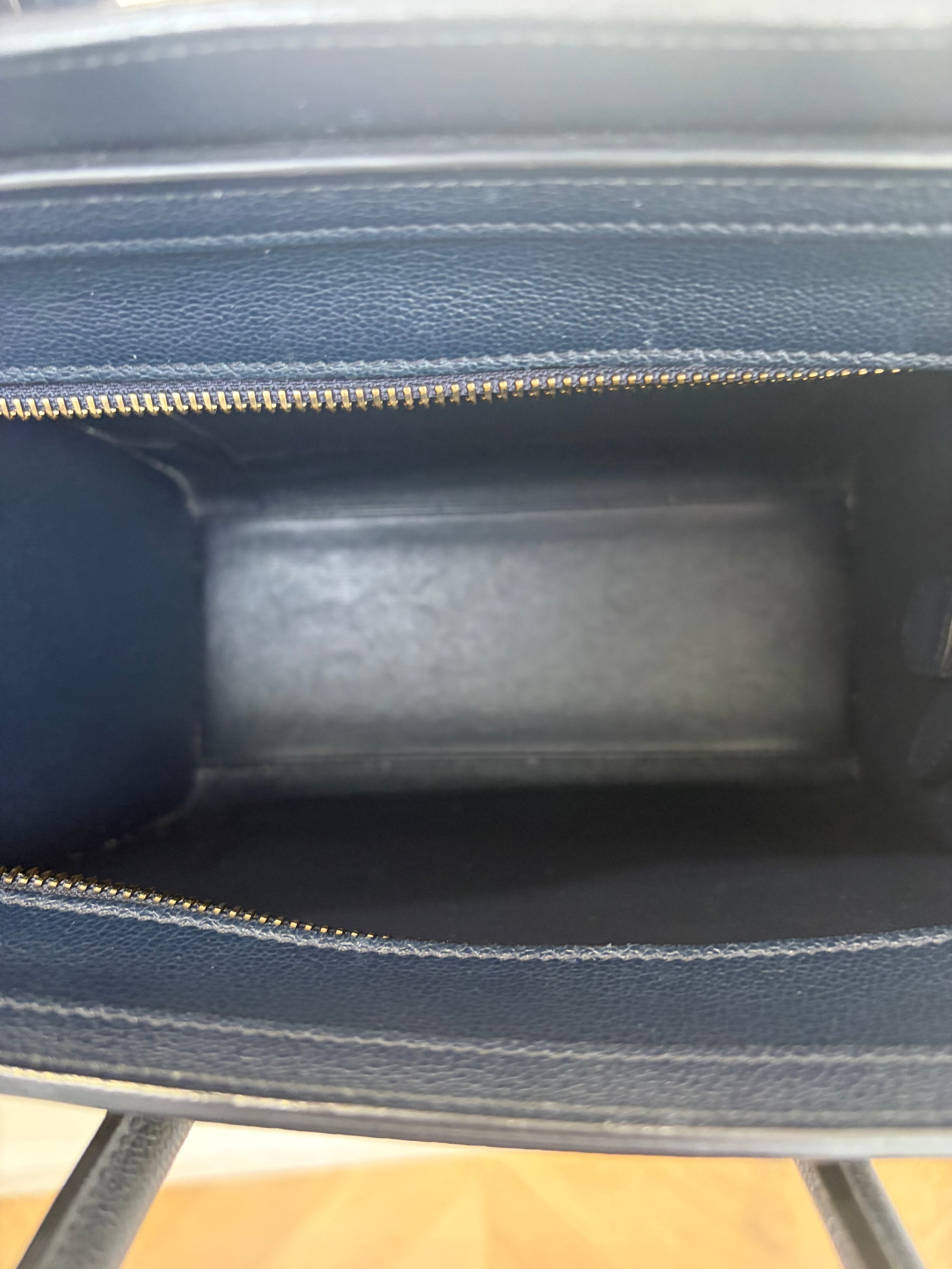 Celine Nano Luggage Tote Tricolour Yellow Black