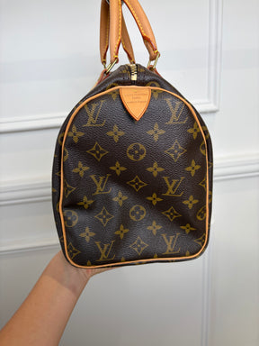 Louis Vuitton Canvas Monogram Speedy 30