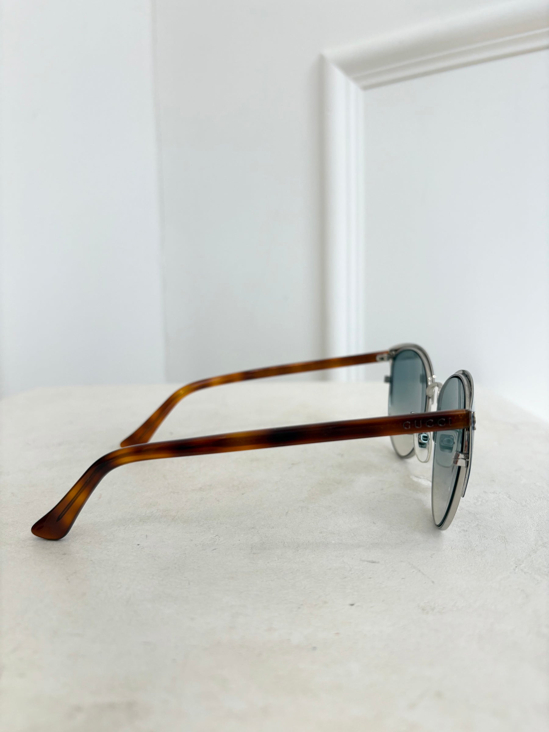 Gucci Blue Cat Eye Sunglasses