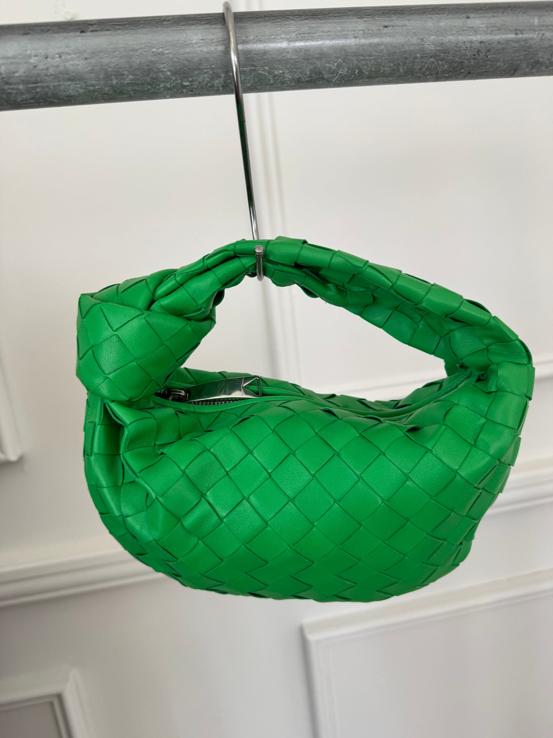 Bottega Veneta Parakeet Green Mini Jodie