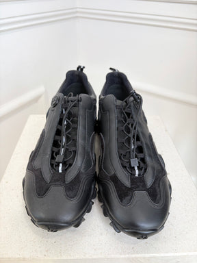 Louis Vuitton Black Leather Rush Sneakers, 40