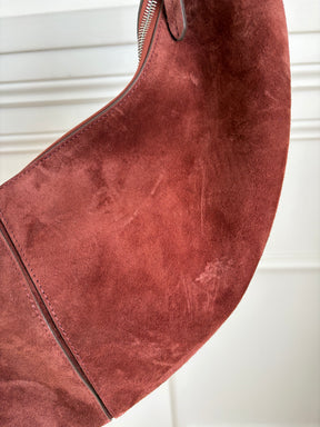 Proenza Schouler Rust Suede Hobo Slide Bag