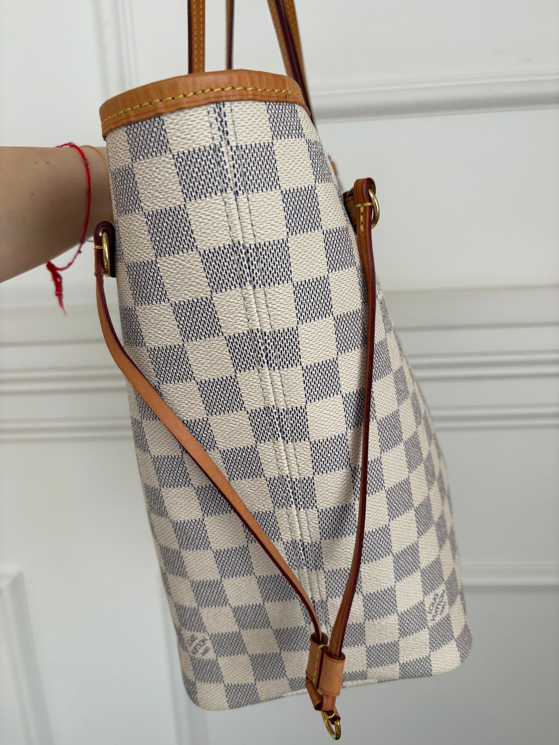 Louis Vuitton Damier Azur Neverful MM Bag
