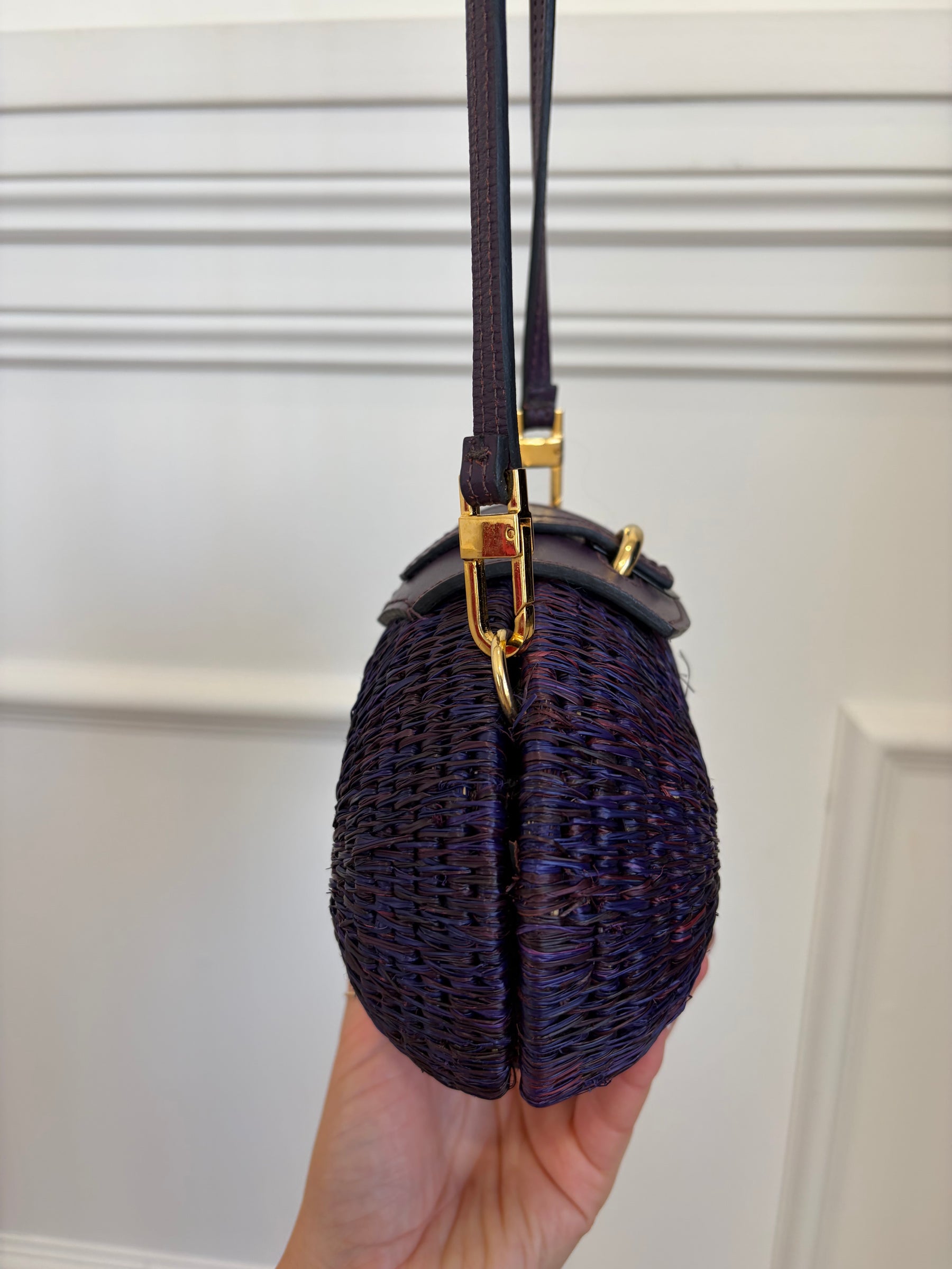 Khoko Basket Bag Purple