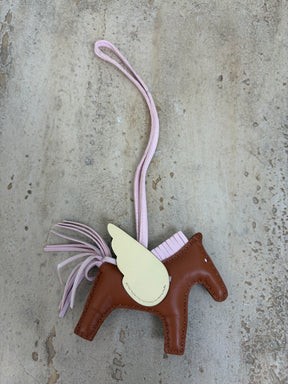 Hermès Gold, Rose Darling and Jaune Milton Rodeo Pegasus Charm