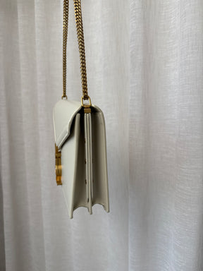 Saint Laurent Stone Leather Cassandra Envelope Chain Bag