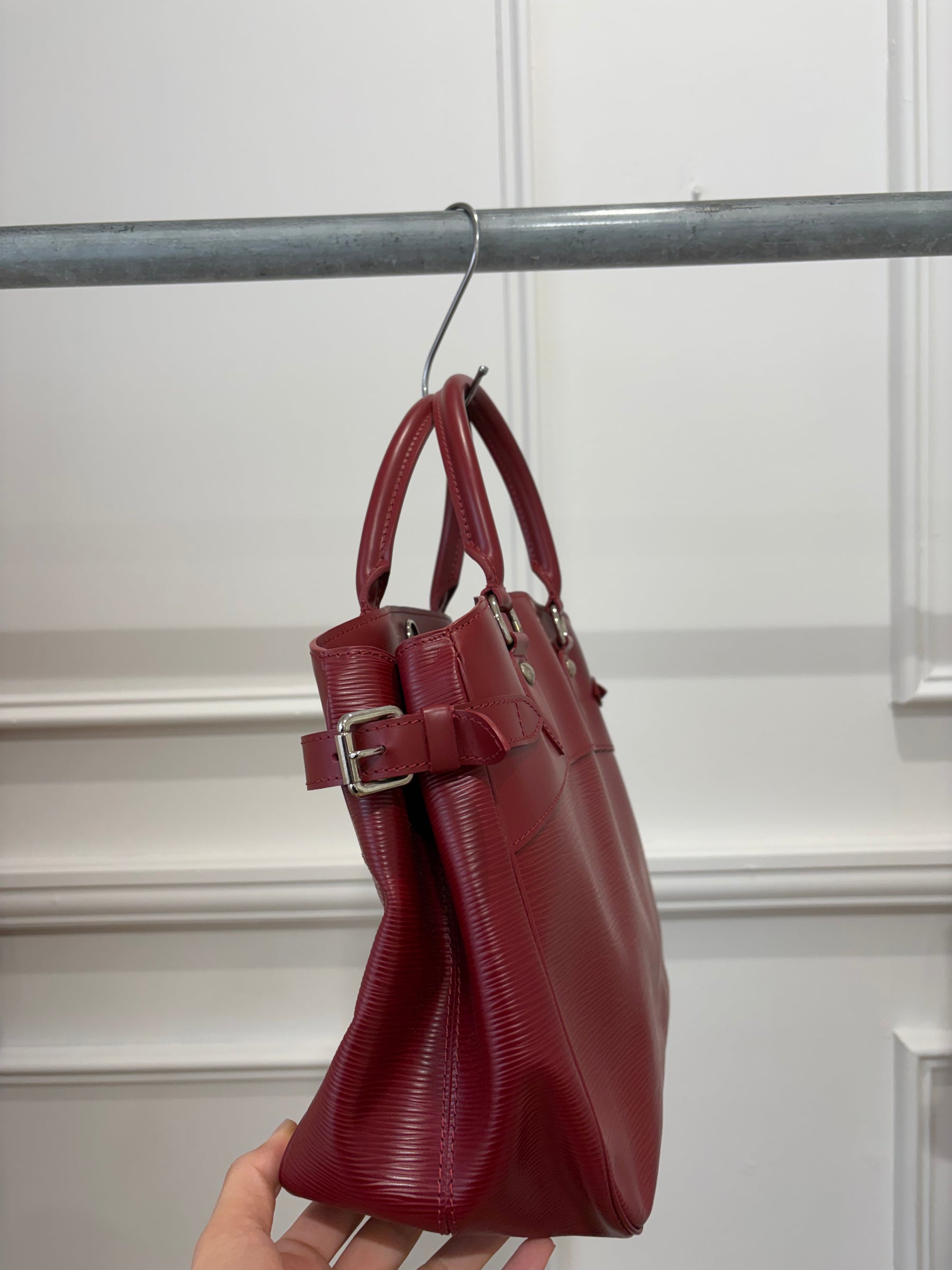 Louis Vuitton Red Epi Passy PM Tote Bag Louis Vuitton