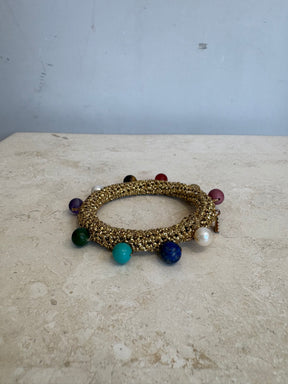 Lucy Folk Kaleido Diver Bracelet Gold
