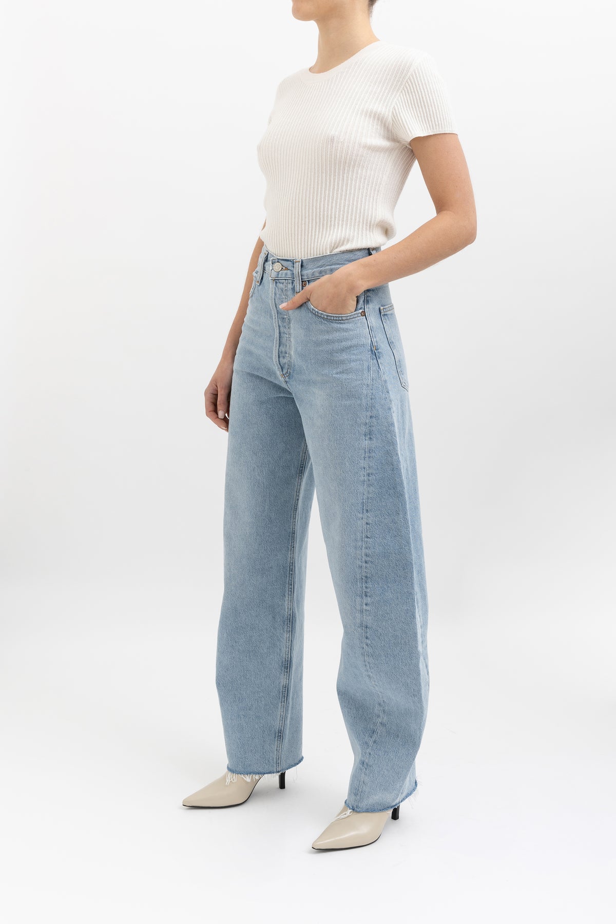 Luna Pieced High Rise Jeans