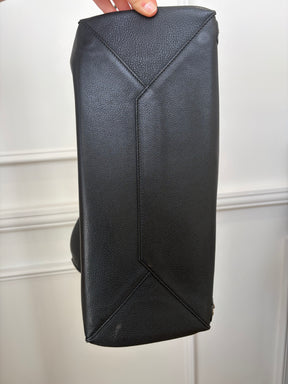 Balenciaga Black Leather Papier Tote
