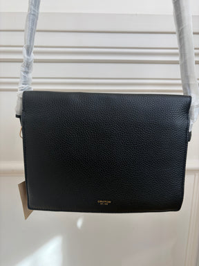 Oroton Margot Zip Cross Body Bag Black